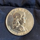 1959 D Franklin Half Dollar Uncirculated Silver 50C Coin