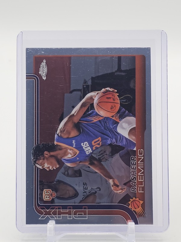 RASHEER FLEMING 2025-26 TOPPS CHROME ROOKIE #281 PHOENIX SUNS Q5759