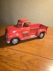 VINTAGE TONKA PRESSED STEEL RED 1955 FORD PICK UP TRUCK PARTS NEEDS WORK