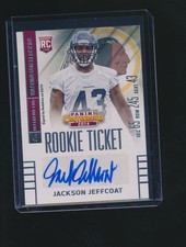 JACKSON JEFFCOAT 2014 PANINI CONTENDERS ROOKIE TICKET RC AUTO #134