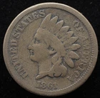 KAPPYSCOINS   GH917 1861 GOOD PLUS CN INDIAN HEAD CENT