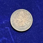 1865 Indian Head Small Cent/Penny, Fancy 5" U.S. Civil War Era Coin CJ