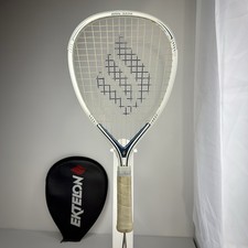 Ektelon Quazar Racquetball Racquet 8.4 oz White Blue Vintage w/ Original Cover