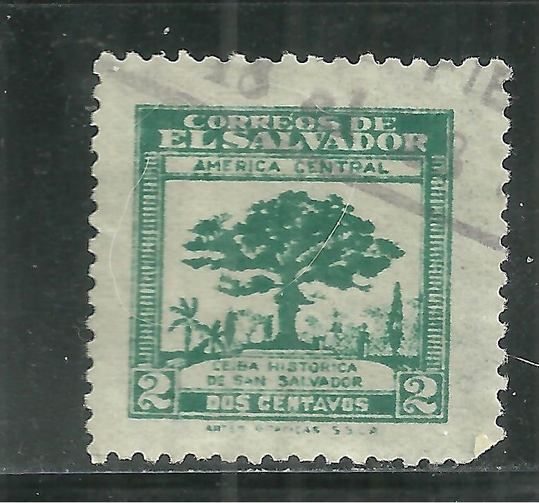 EL SALVADOR 594 USED CEIBA TREE