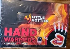 40 Pairs Little Hotties Hand Warmers Odorless Heat Source New Sealed Box