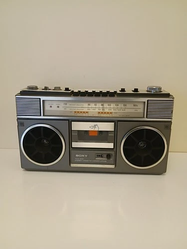 Vintage Sony CFS-65S Boombox  SW/MW/FM Cassette Radio Parts Only See Details