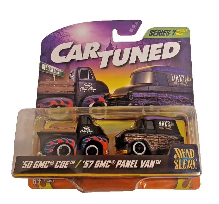 Car Tuned Dead Sleds Double Pack '50 GMC COE/'57 GMC Panel Van