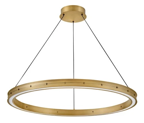 Fredrick Ramond FR41476 Althea 38"W LED Ring Chandelier - Black - Picture 12 of 12