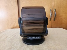 Vintage Rolodex SW-24C Rotary Card File Tabs Swivel Base USA Vintage Cards