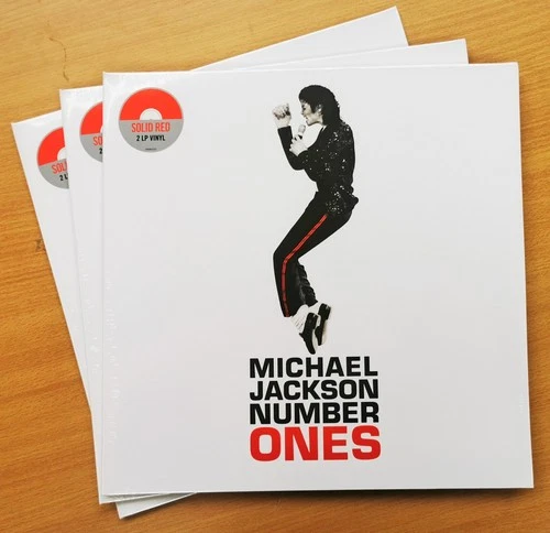 MICHAEL JACKSON LP x 2 Number Ones DOUBLE RED VINYL Sealed G fold MAILS SAME DAY