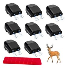 Deer Whistles for Car, Auto Save a Deer Warning Device, Universal 8 PCS Black
