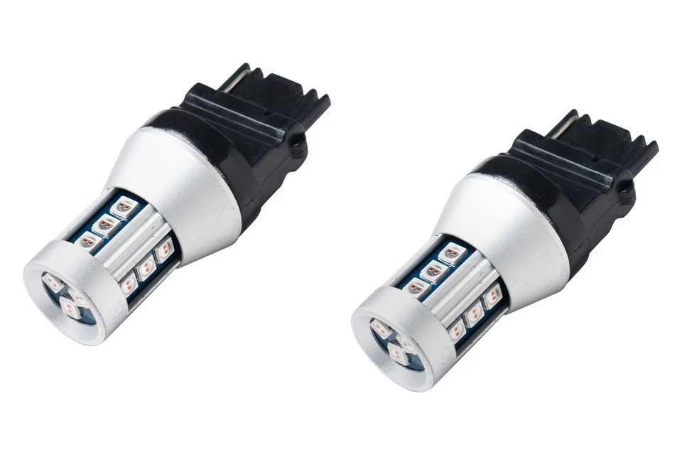 For Ram 3500 2011-2020 Putco 343157A-360 Metal 360 LED Bulbs 3157, Amber Foto 2 de 4