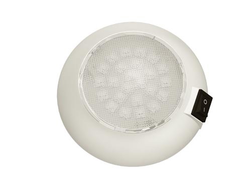 LED Boot/Wohnwagen Aufputz Akzentleuchte - Weiß/Silber - Weiße LEDs - 12V - Bild 3 von 4