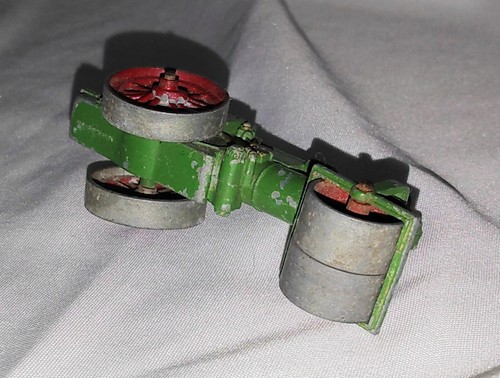 Vintage 1958 Lesney Y11 England Aveling & Porter Road Roller 1920 Green 1:80 - Picture 3 of 6