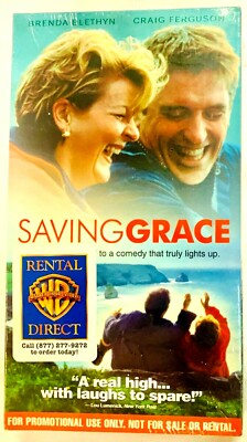 Saving Grace (VHS, 2000) Craig Ferguson PROMO SCREENER NEW SEALED RARE!