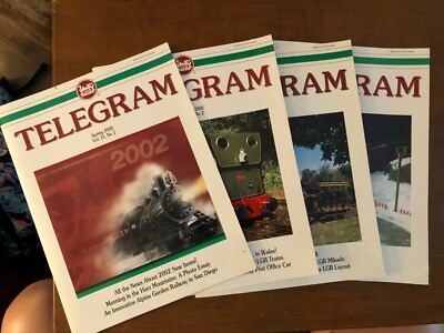Set of 4 - L.G.B. Telegram Magazine - Complete Set of 2002 Issues