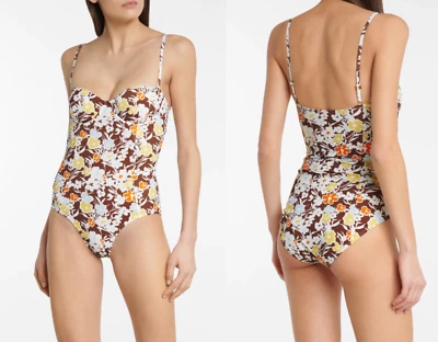 TORY BURCH Lipsi Maillot De Bain À Imprimé Floral Avec Armatures Beachwear - Photo 1/4