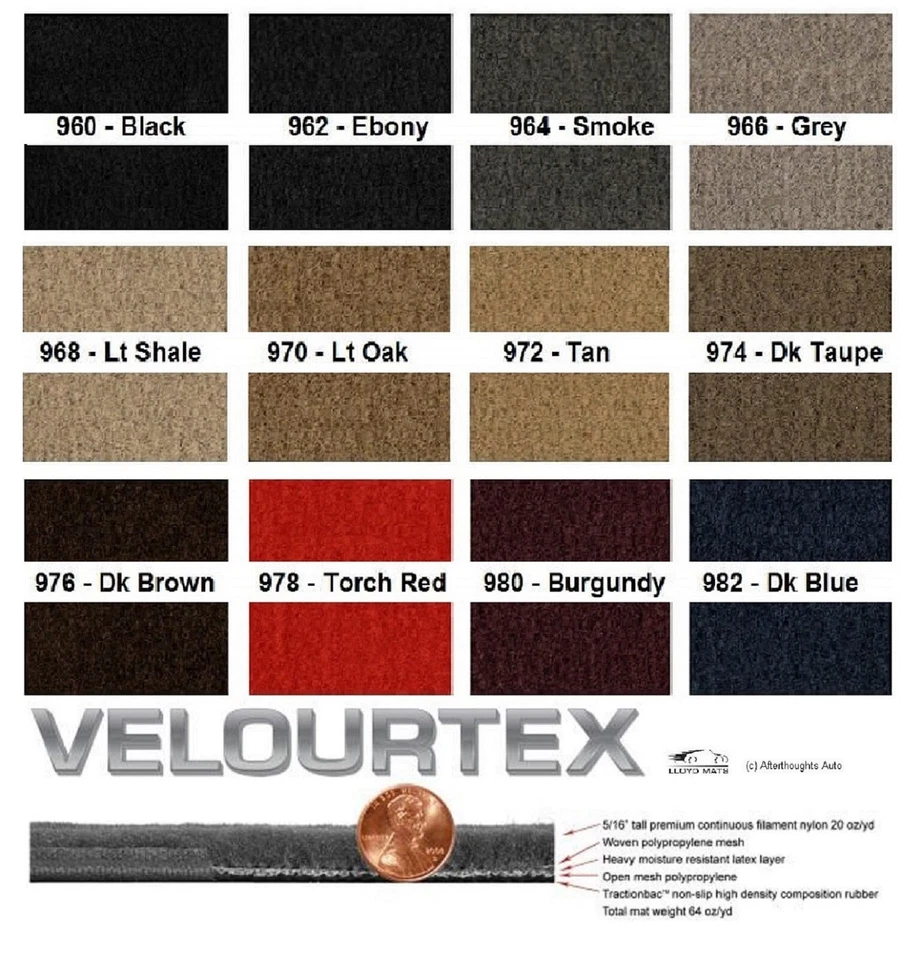 Lloyd Mats Velourtex Buick Enclave Combo Logo Front Floor Mats (2008-2017)  Foto 3 de 4