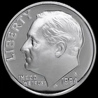 1994 S Roosevelt 90% SILVER Dime Gem Deep Cameo PROOF US Mint "Beautiful" Coin