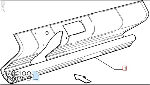 182455341 Forro salpicadero Fiat Panda Dance / Shopping 92 (1994-2003) NUEVO ORI - Imagen 5 de 5