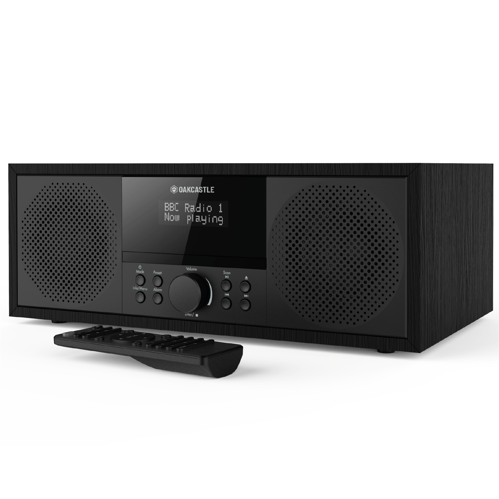 Oakcastle DAB500 CD FM DAB+ Digital Radio Bluetooth USB MP3 AUX Headphone Jack