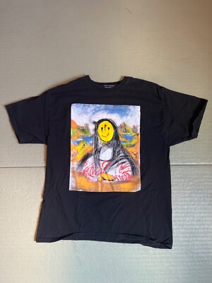 Westside gunn x Isaac Pelayo Mona Lisa Pray For Paris T Shirt  Mens Size Medium
