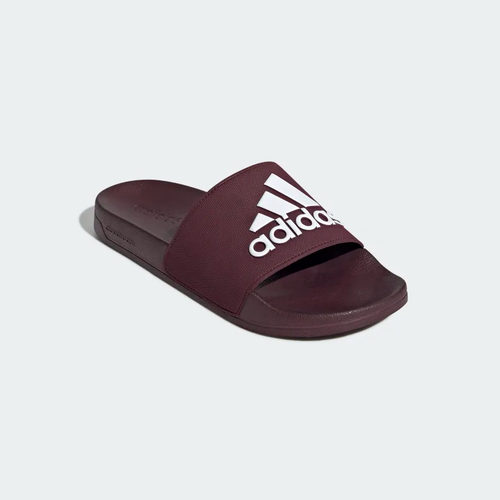 New ADIDAS Adilette Trefoil Comfort Slides - Black, Maroon Red - Sizes 7 8 9 10 - Picture 15 of 16