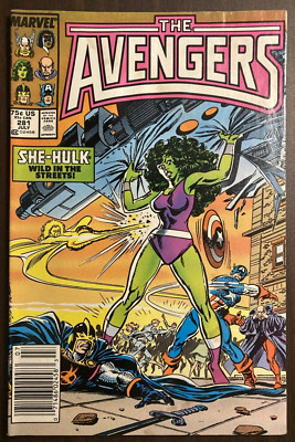 The Avengers #281 (Marvel Comics July 1987) She-Hulk cover! Combine shipping!