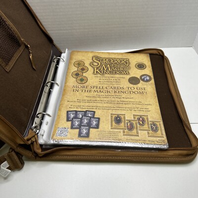 disney sorcerers of the magic kingdom spell card binder Livres New Sorcerers of the Magic