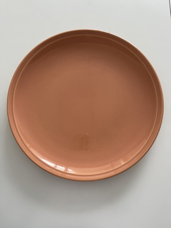 Gladding Mcbean Franciscan Ware Platter 14” Peach Tan With Orig Sticker Local Pu