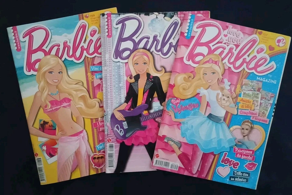 Lotto 9 Riviste Barbie Magazine Mattel Collezione  - Immagine 2 di 4