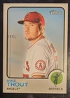 2022 Topps Heritage Angels Baseball Card #100 Mike Trout
