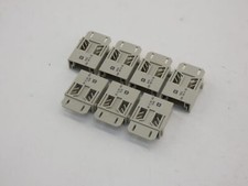 Lot of 7 Harting 09140014621 Module RJ45