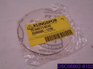 NOS No Holes 100ct Klingspor 5/" Dia 320 Grit Adhesive Sanding Discs PS33