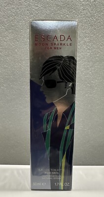ESCADA MOON SPARKLE FOR MEN 1.7 FL. OZ / 50 ML EDT SPRAY (SEALED)