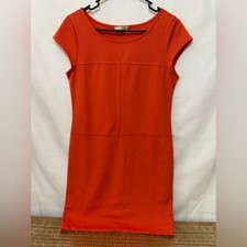 NWT Banana Republic Orange Cap Sleeve Bodycon Dress Size Small Petite