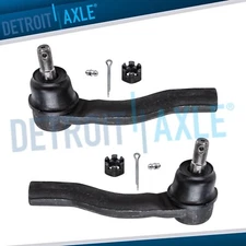 Front Outer Tie Rod End Pair for 2010 2011 2012 Ford Fusion Lincoln MKZ 3.5L