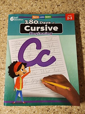 180 Days of Cursive: Beginning (Cursive): Practice, Assess, Diagnose by Teacher 
