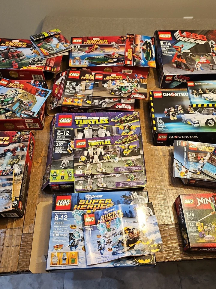 14+ Lot of Instructions and Boxes Star Wars,Marvel, DC,Ghostbusters,$75obo - Image 2 of 4