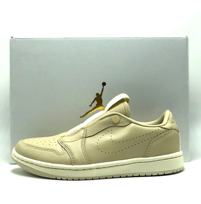 *NEW* WOMEN Nike Air Jordan 1 Low Slip Desert Ore/Light Cream (AV3918 200)  