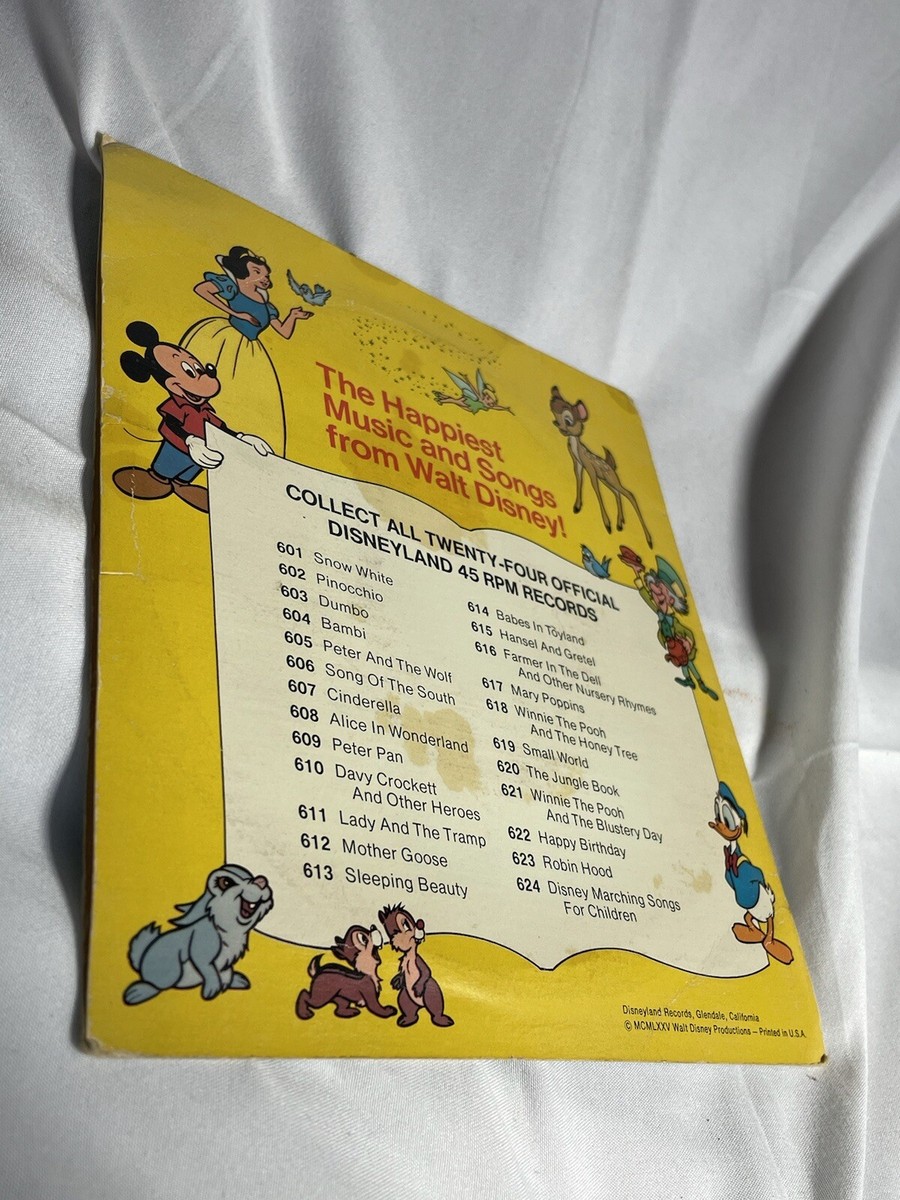 Walt Disney's Happiest Songs レコード Walt Disney's Happiest Songs – Vinyl (LP, Compilation, Mono