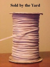 NATURAL/CREAM Kangaroo Leather Lace (Lacing) in 1/16 Inch Width - SOLD BY YARD