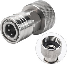 Garden Hose to Pressure Washer Adapter, 3/4" GHT to 1/4" Quick Connect, Hose to