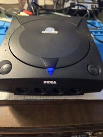 Sega Dreamcast In Custom Black Shell Console Only Working. Great Condition