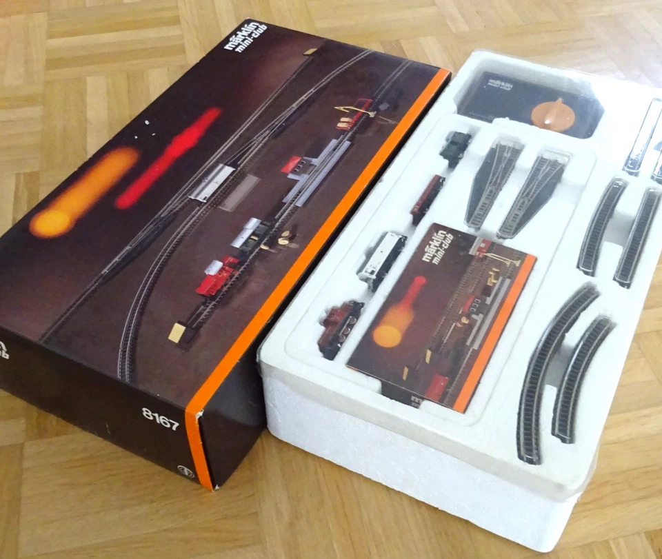 Märklin MINI-CLUB SPUR Z, schönes STARTERSET Nr 8167, DIESELLOK vollständig TOP!