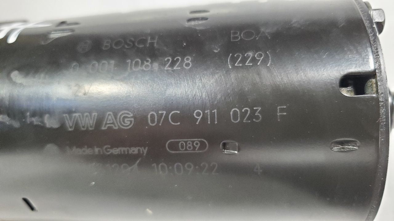 2007 Bentley Continental GTC OEM Starter Motor 07c911023f Cracked Plug