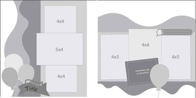Kiwi Lane Scrapbooking Nativity, Tiny Wacky, Captions, Triple Pocket Storage
