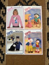 Wendy Joy Gammon Fred Flintstone Noddy Postman Pat Victoria Plum Knitting Set