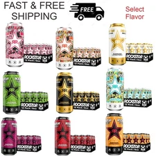 Rockstar Energy Drink, 16 Fl Oz (Pack of 12) ( Select Your Flavor )