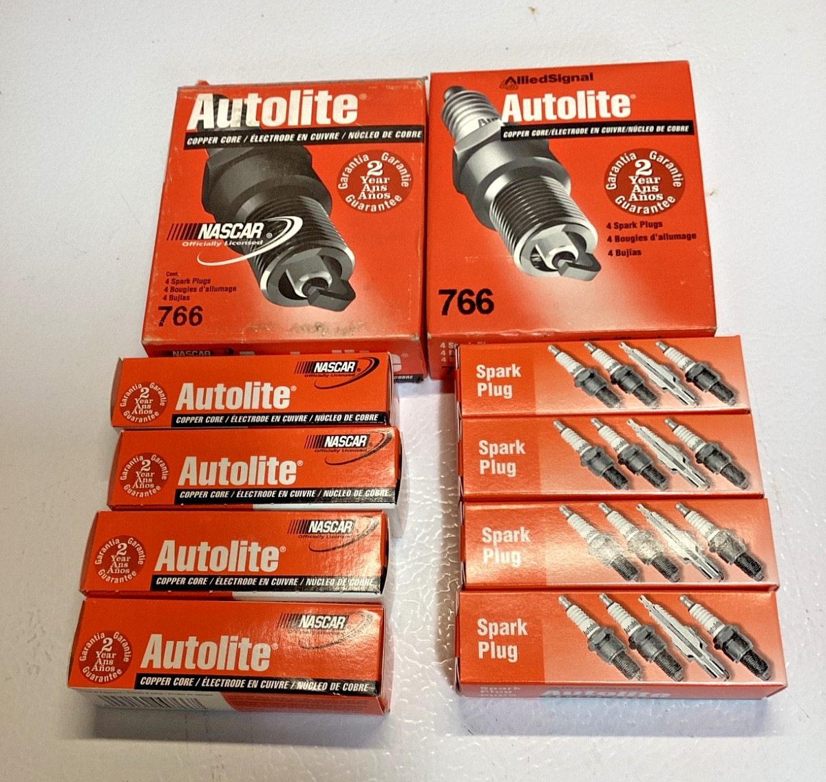 8 pack Spark Plug-Copper Resistor Autolite 766